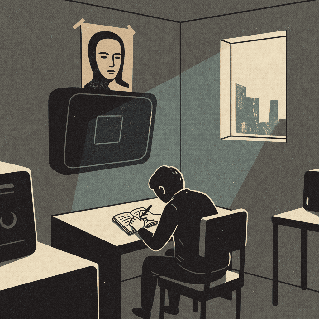 Illustration for 1984, Chapter 1 · The diary
